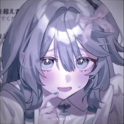 Ảnh cá nhân anime phát sáng nhấn da mịn cùng nét vẽ mềm