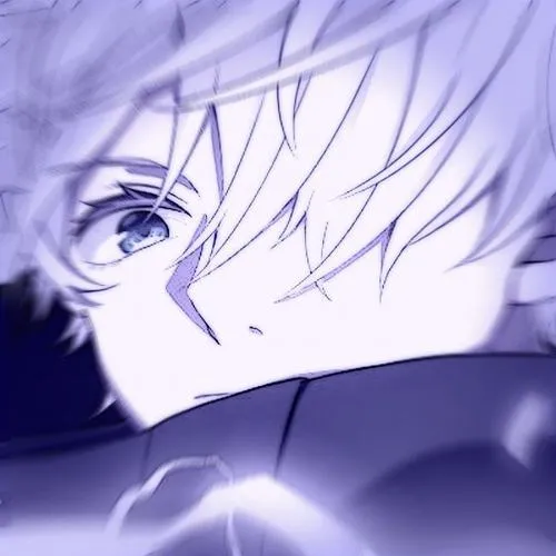 Hình avatar cute anime phát sáng phối phông nền mờ giúp nổi khối