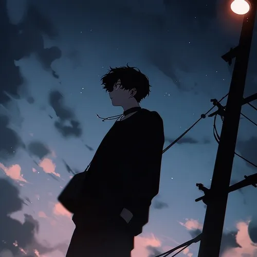 Hình đại diện ngầu thể hiện nội tâm cô đơn sâu kín