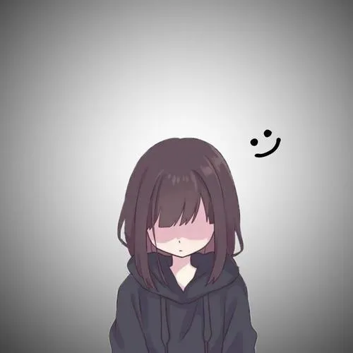 Hình profile nữ u sầu dưới ánh sáng yếu và phông nền tối