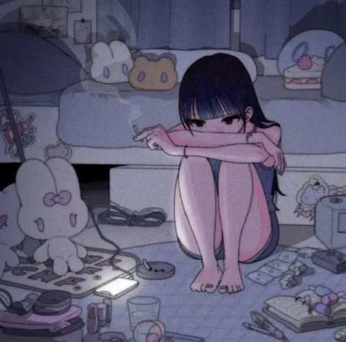 Không gian lặng ôm trọn nhân vật nữ trong khoảng tối sâu