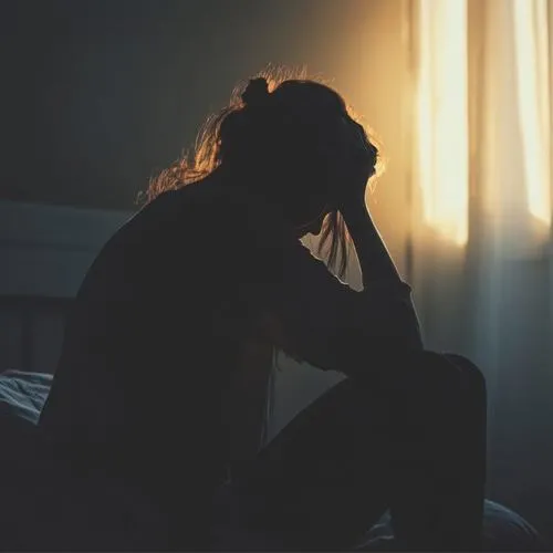 Ảnh đại diện ngầu nữ buồn kín đáo với ánh nhìn sâu