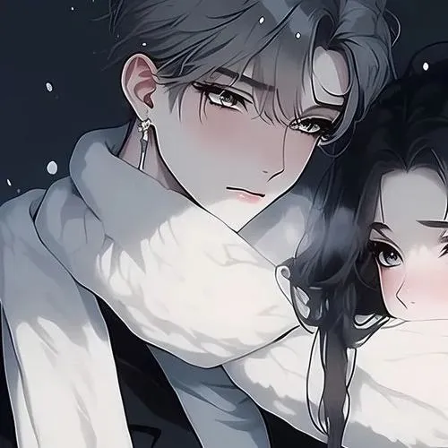 Ảnh đại diện cá nhân anime ghép đôi tạo hiệu ứng cặp đôi