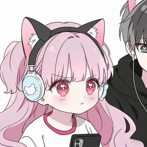 Avatar anime cho người yêu với cử chỉ thân mật