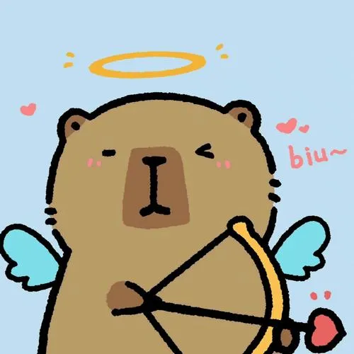 Avatar Capybara chibi nhìn đơn giản mà càng nhìn càng cuốn