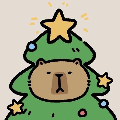 Capybara chibi mascot cá nhân hiền thân thiện dịu