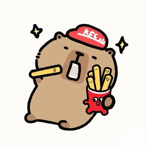 Hình đại diện cá nhân Capybara chibi thân thiện hiền