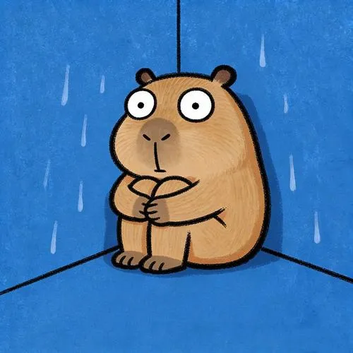 Ảnh đại diện Capybara chibi nhìn là thấy dễ mến ngay từ giây đầu