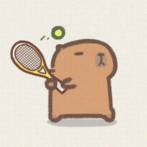 Capybara chibi mũi tẹt đầu tròn dễ thương hiền