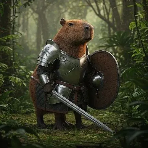 Ảnh profile capy nền thiên nhiên ánh sáng mềm dịu