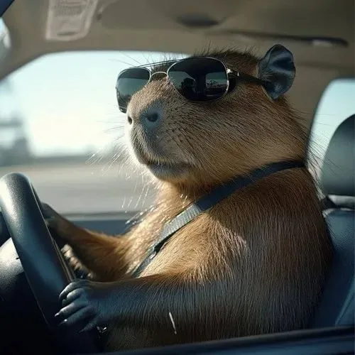 Ảnh trang cá nhân capybara chill thể hiện văn hóa bình thản