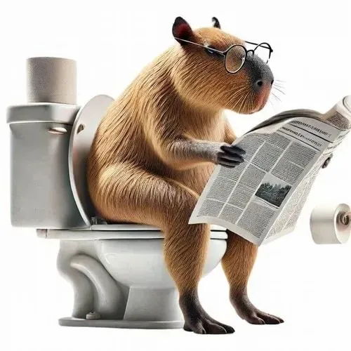 Avatar capybara vô tri phong cách vô cảm nhưng đáng yêu