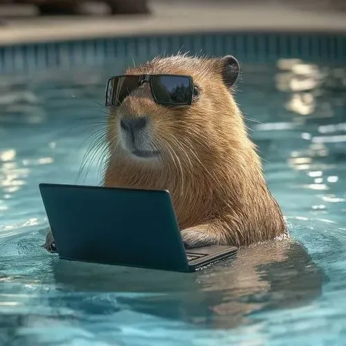 Capybara không cảm xúc nhưng vẫn gây cười nhẹ nhàng