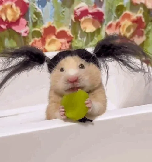 Hình đại diện hamster hoạt hình màu pastel nhẹ nhàng