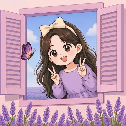 Hình đại diện cô gái nhấn thần thái gồm cảm xúc và tư thế