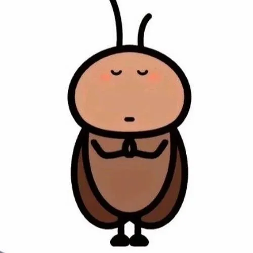 Hình profile gián dễ thương với tỉ lệ chibi và đường nét rõ