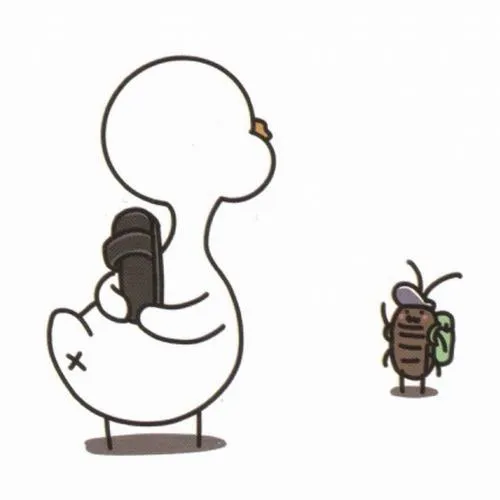 Gián giảm cảm giác ghê bằng đáng yêu hóa và biểu cảm vui