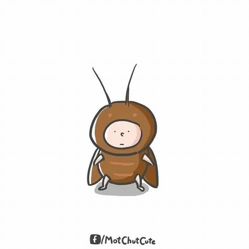 Avatar con gián cute nhỏ thôi nhưng đủ làm profile nổi bật