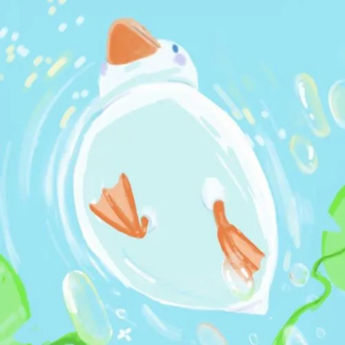 Vịt mũm mĩm phong cách hoạt hình vui tươi