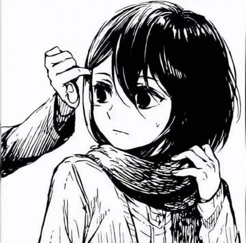 Ảnh đại diện đôi anime đen trắng càng nhìn càng thấy dính