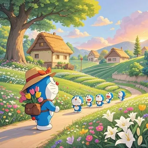 Avatar Doremon dành cho người thích sự dễ thương vừa đủ, nhìn lâu vẫn thấy nhẹ nhàng