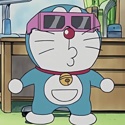 Ảnh đại diện Doremon tông hoàng hôn ấm, nhìn hiền và rất thơ