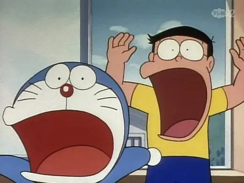 Doraemon ánh mắt trống làm nổi thần thái