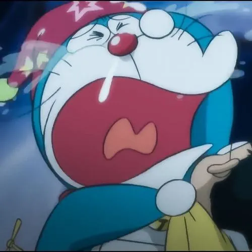 Hình profile Doraemon vô tri với túi trước rõ nét