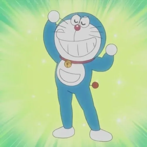 Ảnh đại diện Doraemon cận mặt, mắt tròn trống rỗng nhưng lại siêu có duyên