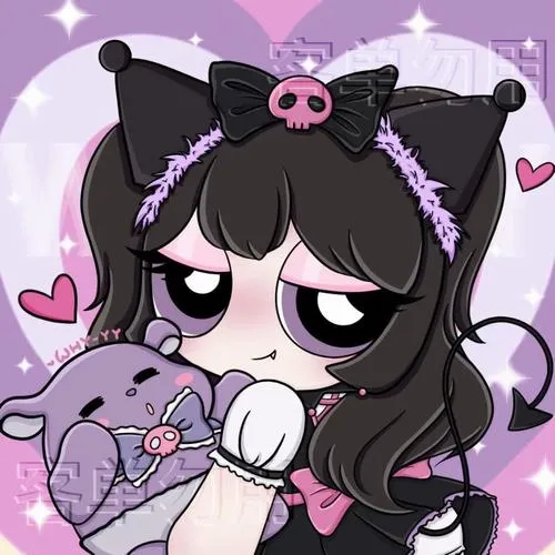 Hình profile Kuromi tối giản giúp nhận diện cao và cảm xúc lạnh