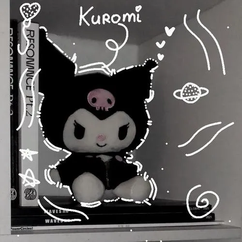 Hình profile Kuromi dùng nét vẽ tối giản vẫn nhận diện cao