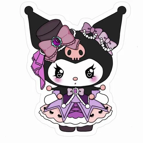 Ảnh avatar Facebook Kuromi mang văn hóa kawaii hiện đại