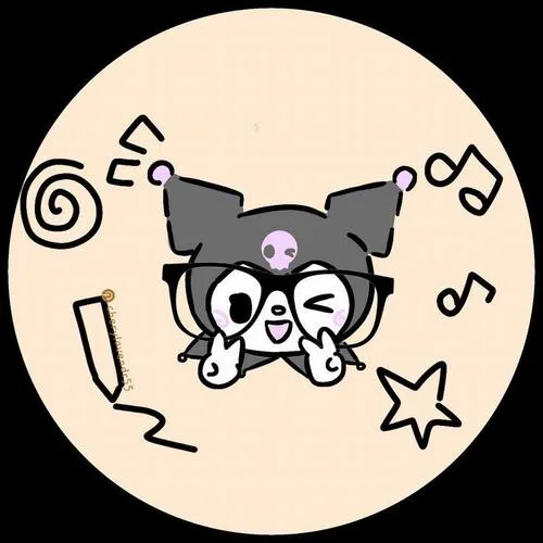 Ảnh avatar ngầu Kuromi thể hiện nghịch ngầm qua biểu cảm