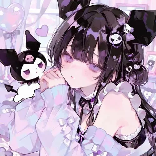 Hình đại diện Kuromi giúp thể hiện cá tính nghịch mà vẫn đáng yêu