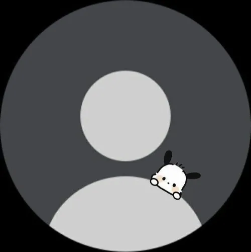 Hình avatar cute tối giản ngầu với nền tối đầy bí ẩn