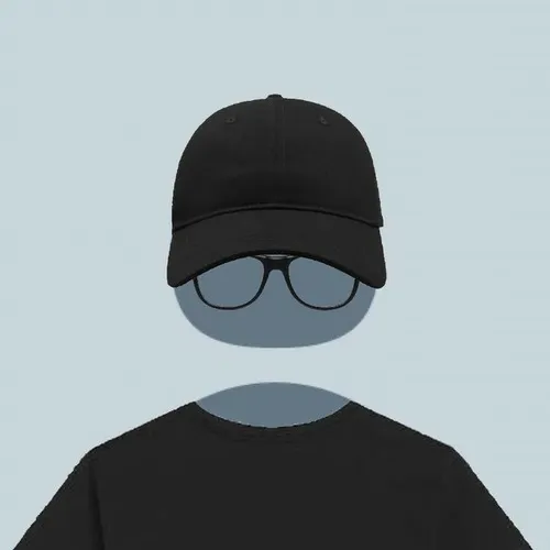 Hình đại diện ngầu cơ bản nhấn tương phản mạnh và bố cục cân đối