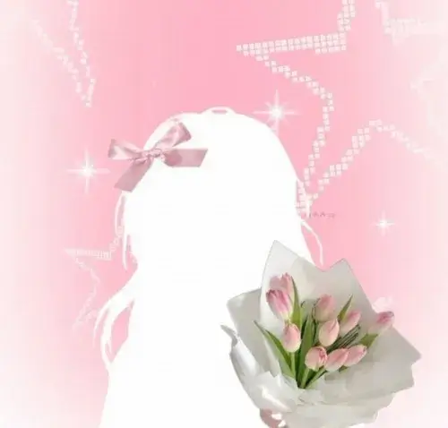 Hình đại diện nữ cute nền trơn ít chi tiết dễ dùng