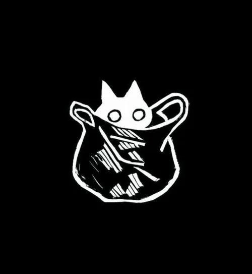 Hình đại diện ngầu phong cách nghệ thuật thị giác tông đen