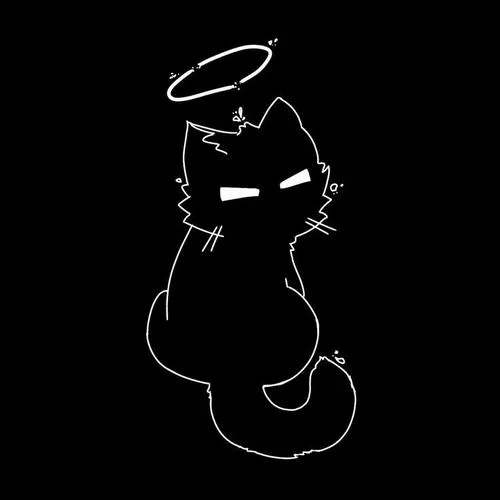 Hình đại diện ngầu tông đen theo nhiếp ảnh trừu tượng