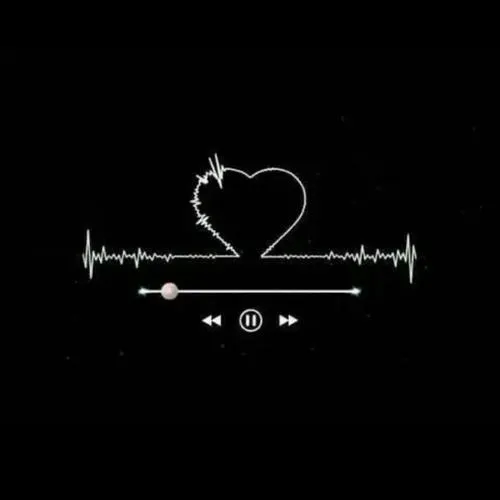 Hình đại diện trầm gam đen với bố cục trống