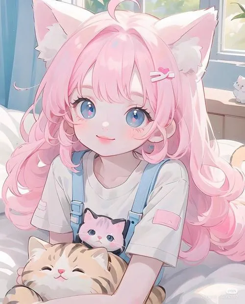 Avatar màu hồng cute giúp ảnh profile trở nên gần gũi và dễ mến