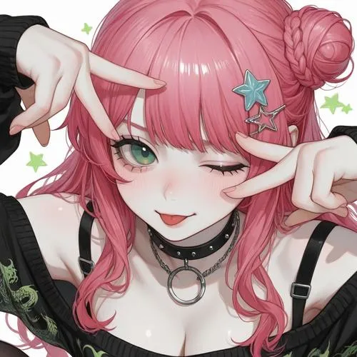 Ảnh profile Tiktok phong cách kawaii cho con gái trong trẻo