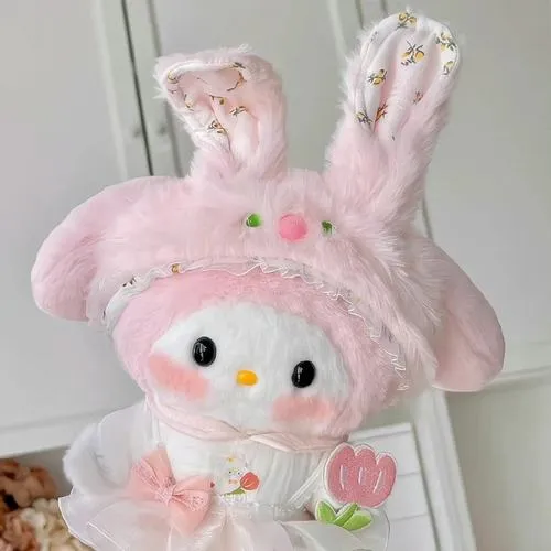 Avatar dễ thương màu hồng chi tiết mềm cho con gái