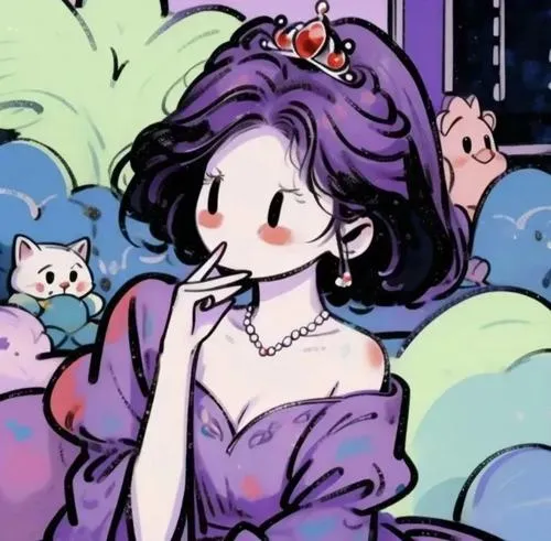 Ảnh đại diện màu tím từ nhẹ nhàng dễ thương đến ngầu đầy chiều sâu