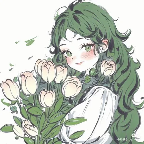 Hình avt cute tông xanh pastel mang hơi thở thiên nhiên