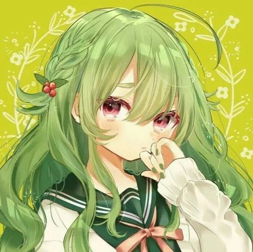 Ảnh avatar anime ngầu gam xanh olive gợi tăng trưởng
