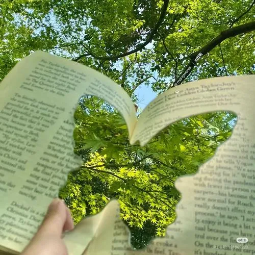 Ảnh profile màu xanh lá cây cho không gian số thêm dịu mát