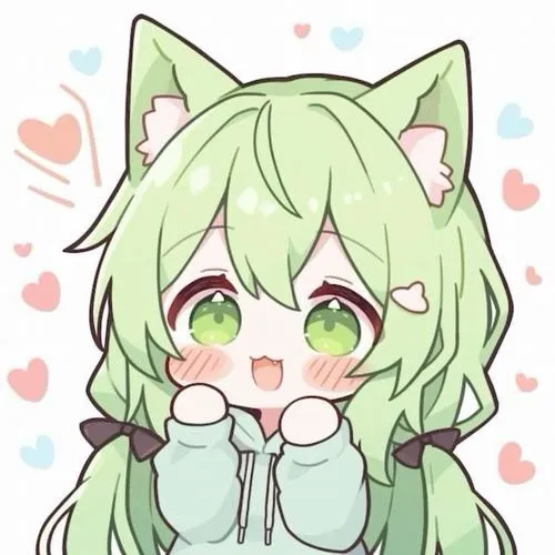 Ảnh đại diện xanh lá nghệ thuật với bố cục hài hòa