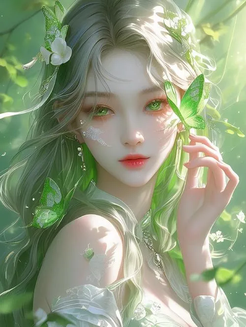 Ảnh trang cá nhân sắc xanh lá theo Minimal art