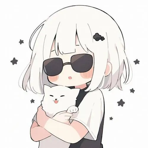 Hình profile mèo chibi mang nét Chi Chan tinh tế